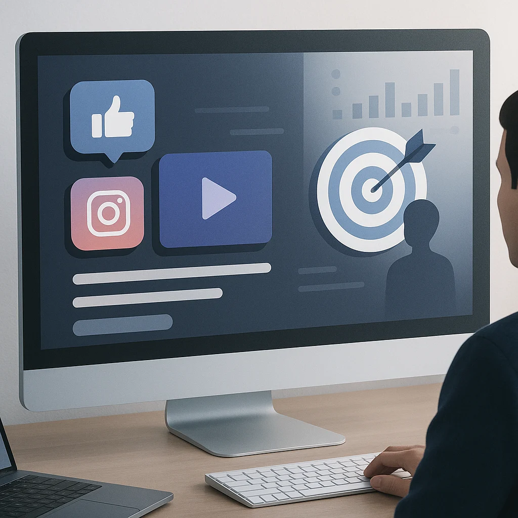 Apstraktno sučelje digitalne kampanje i ciljane publike